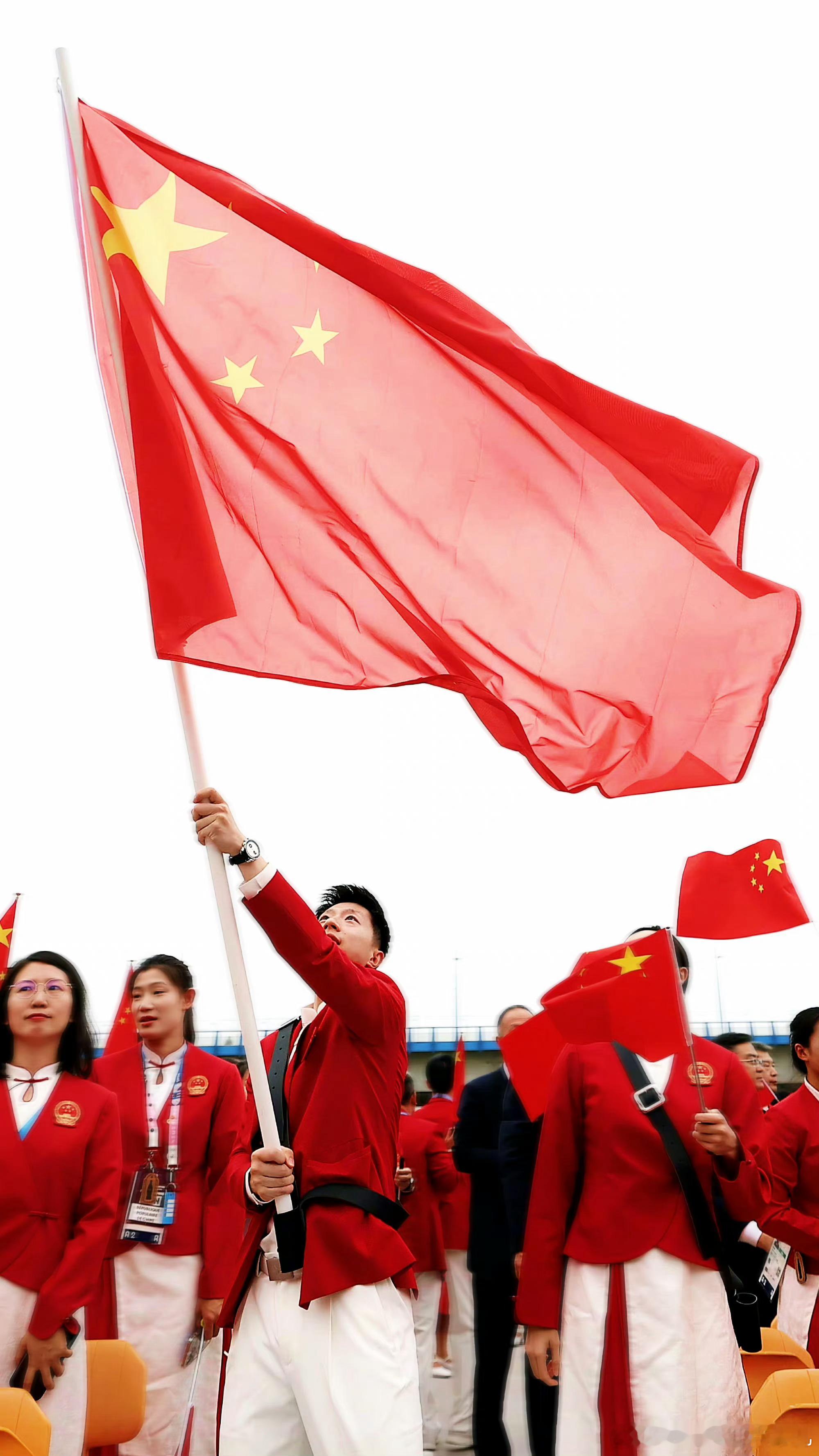 #巴黎奥运开幕式#中国队出场，我快激动死了！🇨🇳🇨🇳🇨🇳🇨🇳🇨