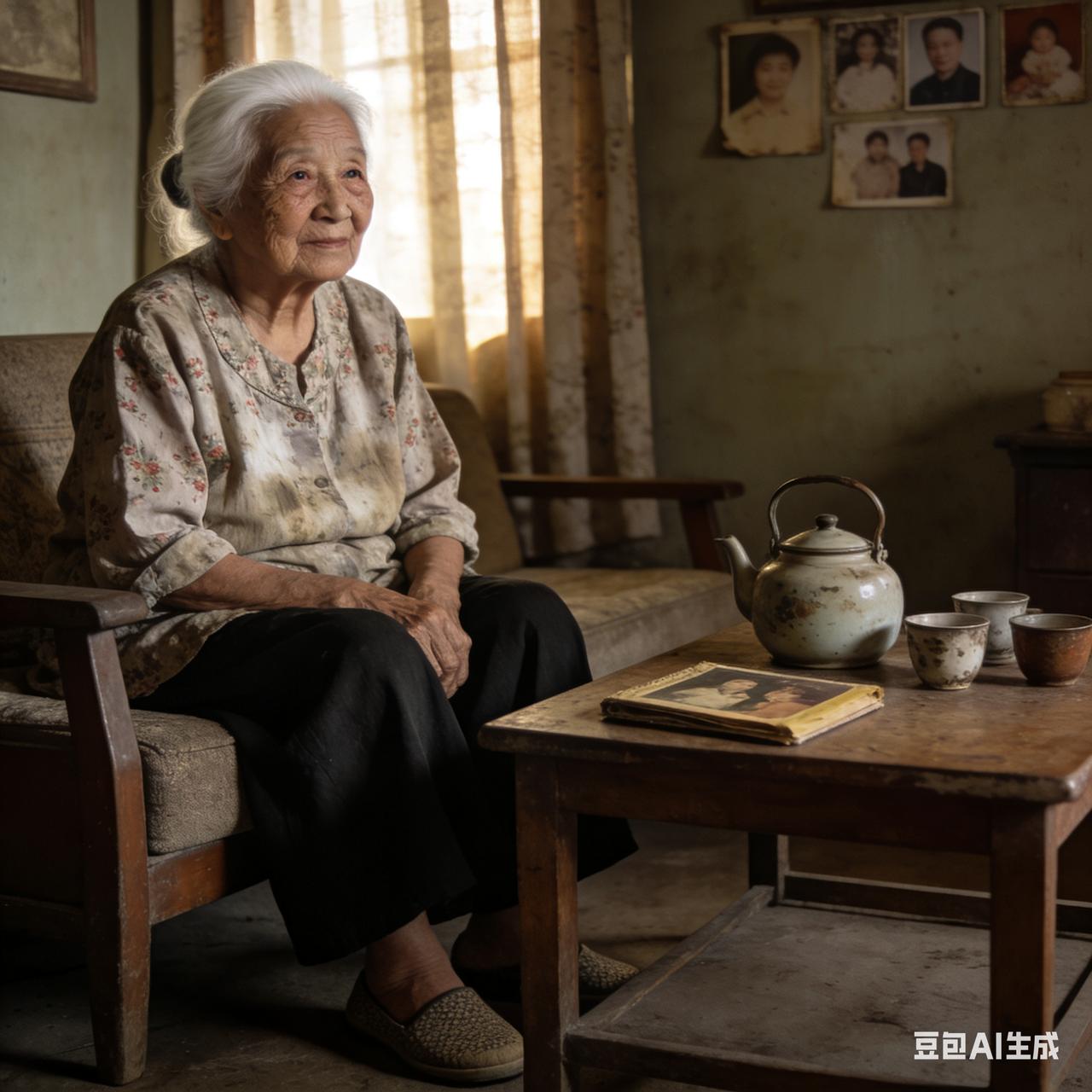 祖母在九十岁那年的冬天，因在卧室使用煤炉取暖，门窗紧闭，不慎煤气中毒。幸亏发现得