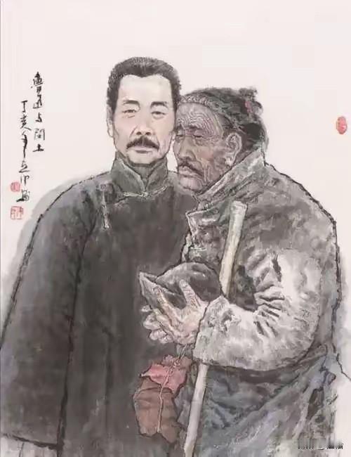 1936年，与鲁迅分别15年的闰土病逝，终年57岁。没想到20年后，闰土的孙子收