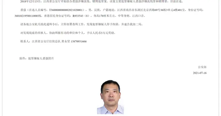 杨凯 63岁“金融大咖”被通缉！目前仍在逃…