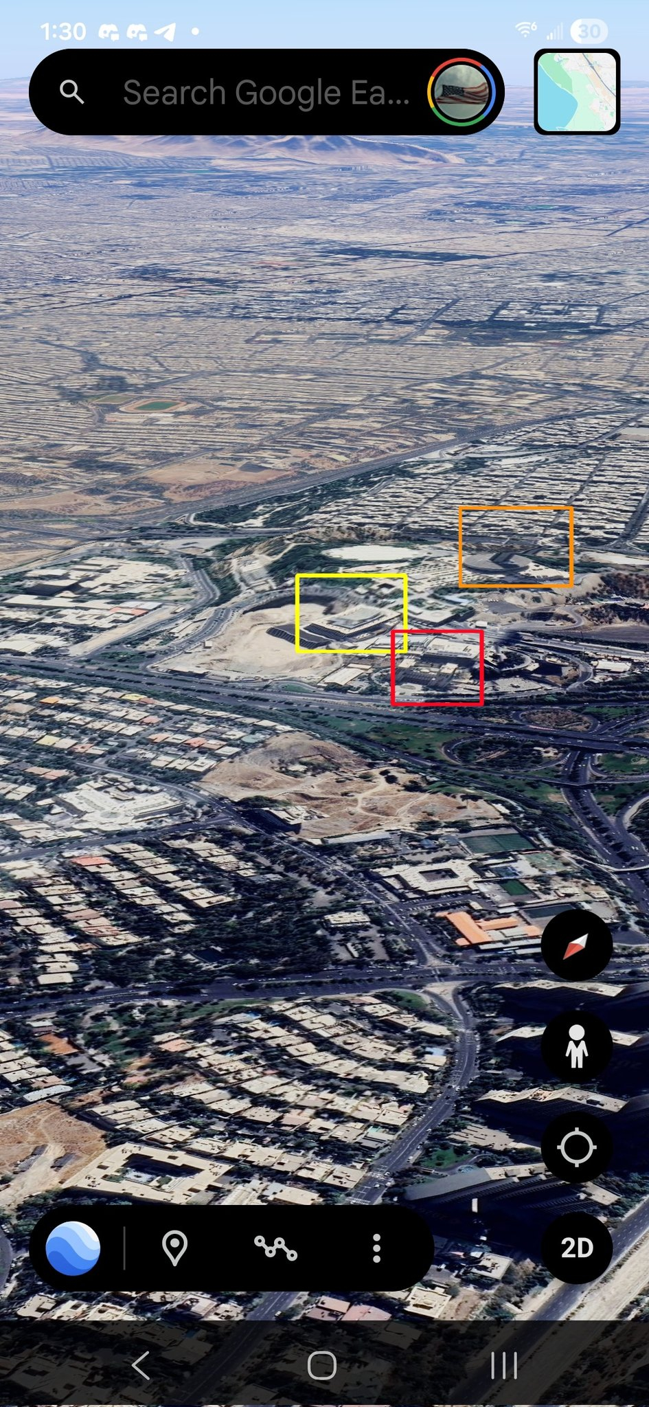 🔻地理定位：德黑兰地标建筑（ 🟧 ）坐标：35.7445454, 51.37