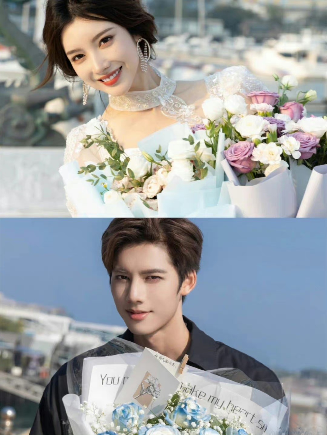 #再见已是白月光开播##戴燕妮邓超元吻戏好欲# 戴燕妮邓超元主演《再见白月光》今