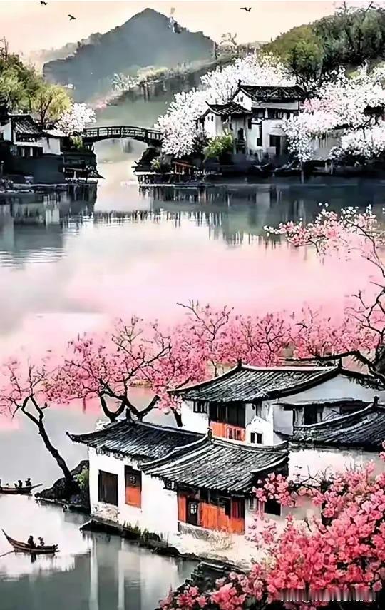 【归乡】
 作者/淡淡兰花香
 外面再好不是家，
故里风光自可夸。
山青水秀繁花