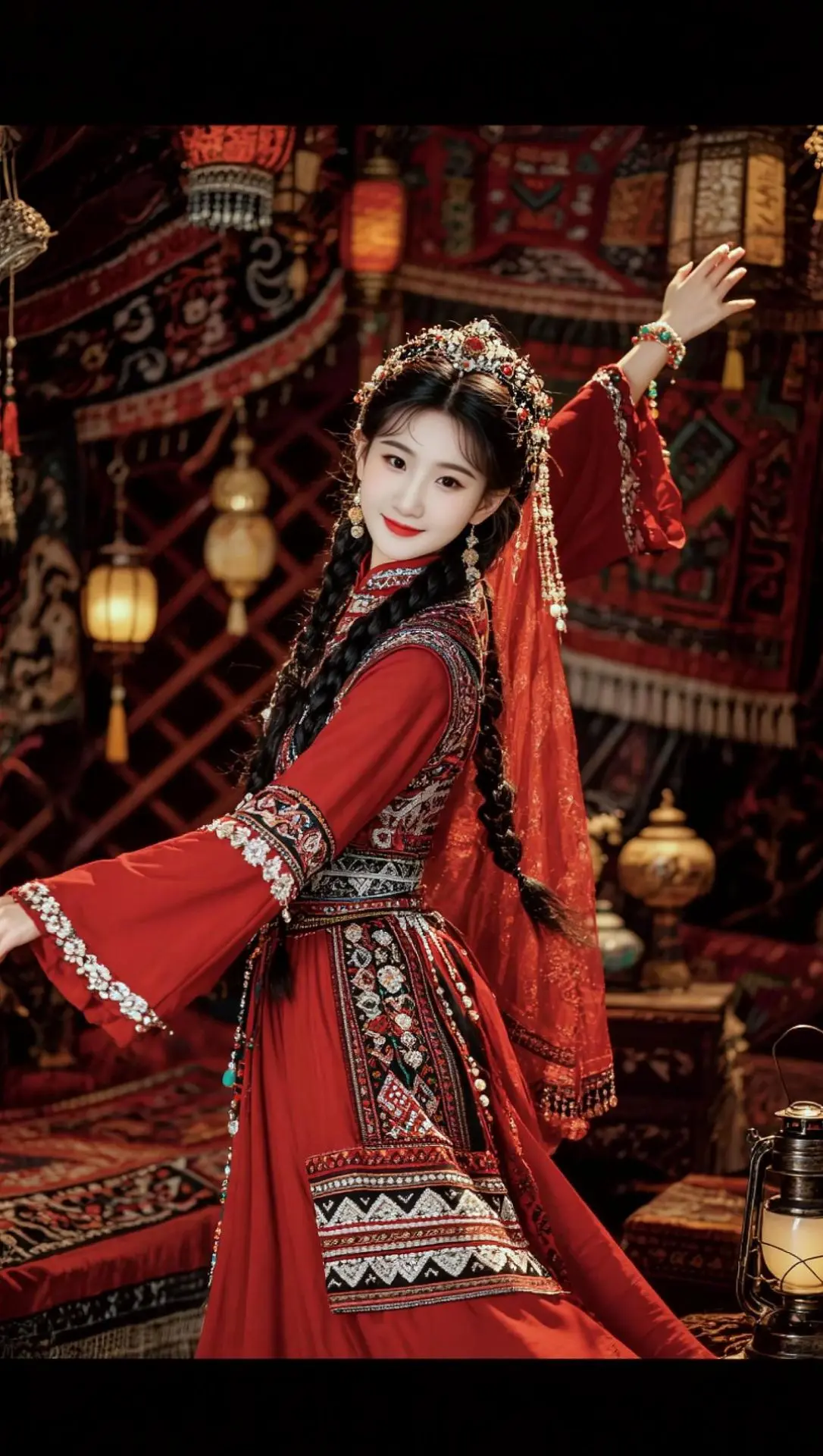 AI西域风情照 ai创作