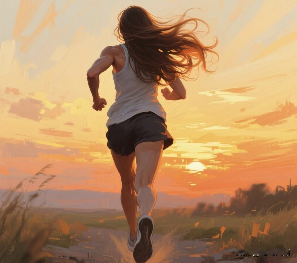 生活像场马拉松，
摔倒时膝盖火辣辣地疼，
但爬起来才发现，
原来刚才的坡道是通往