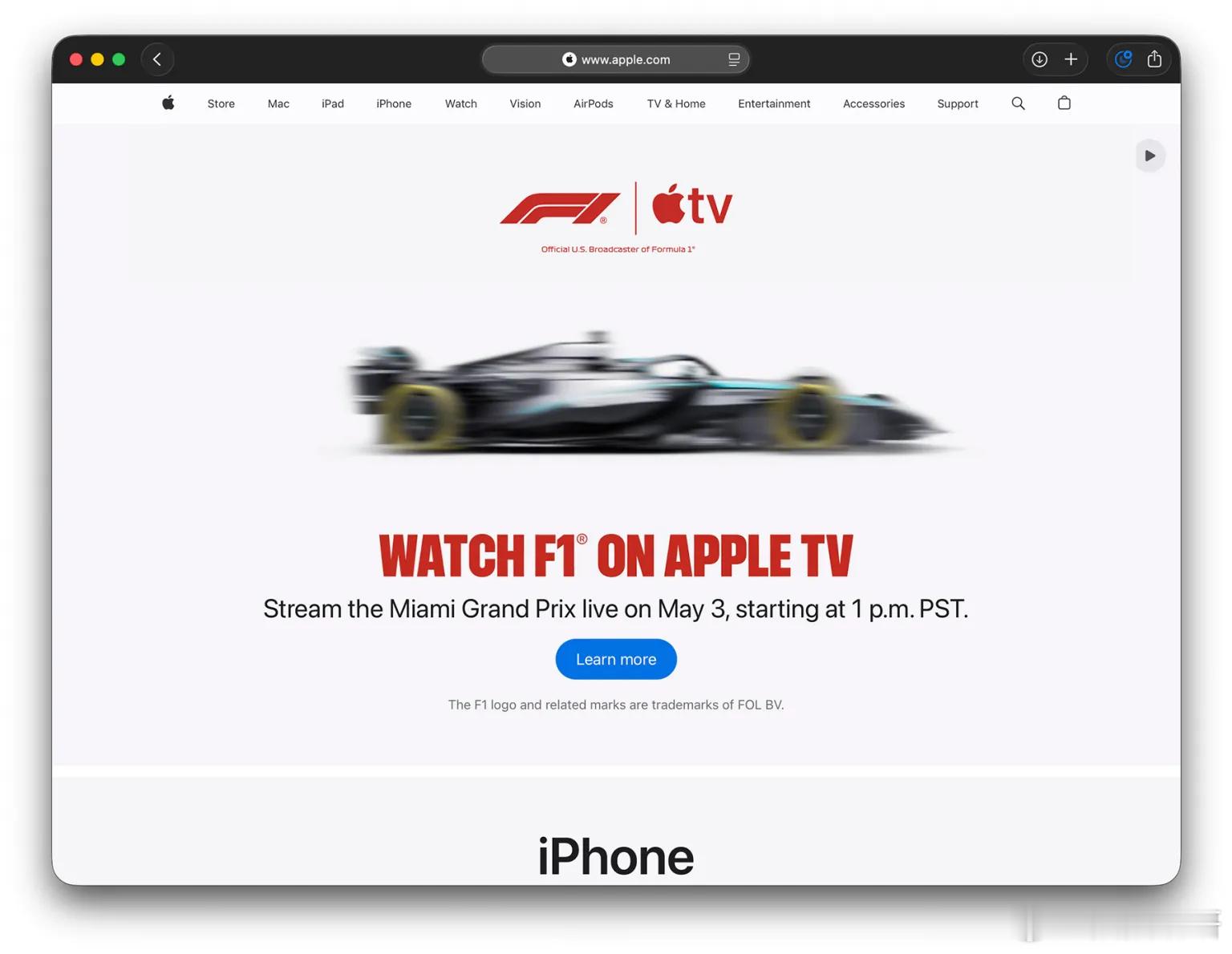2026年F1赛季来到迈阿密站，这也是本赛季美国境内三场F1赛事的首场赛事。Ap