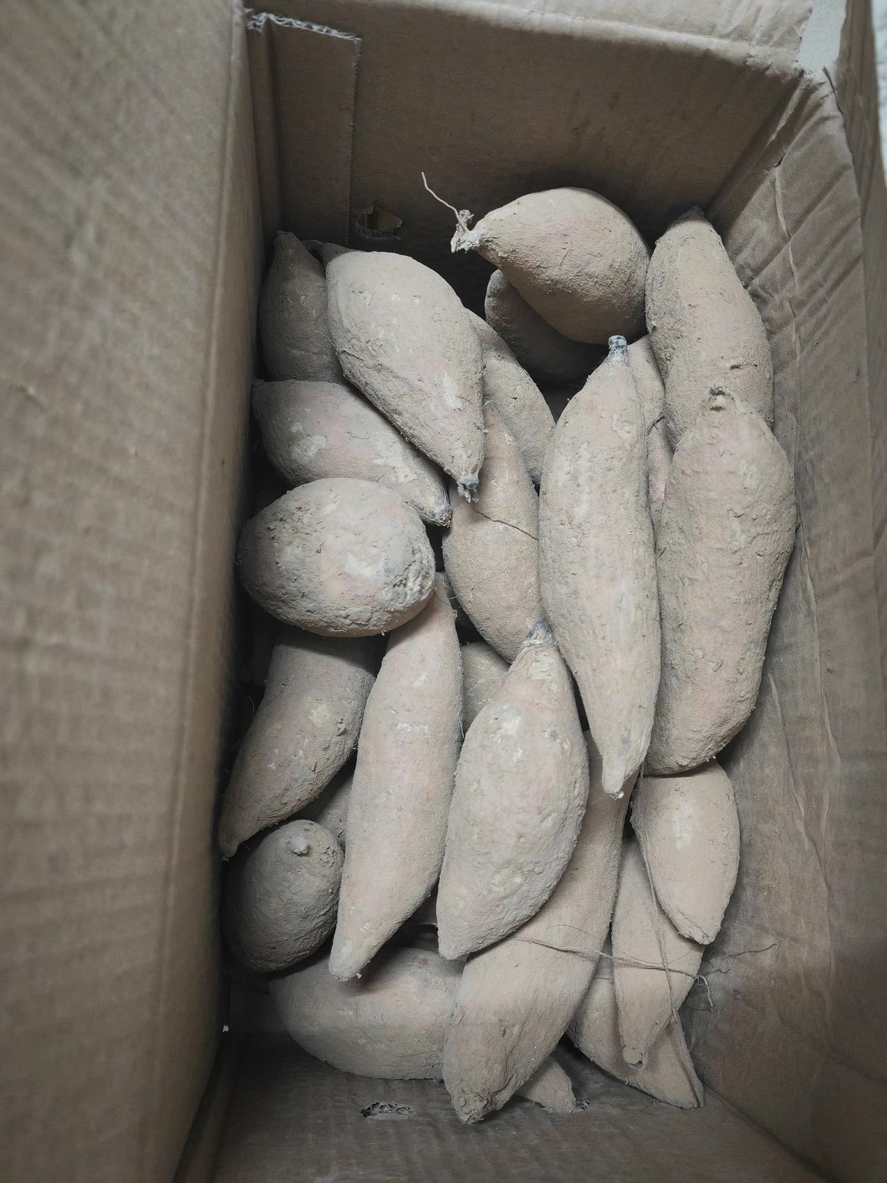 晒图笔记大赛吃了几个家里寄过来的红江橙，甜到心里去了。买了一箱红薯，我们广东人叫