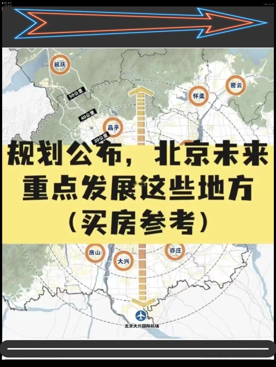 首套购房一定谨慎！看懂北京规划再买房❗️