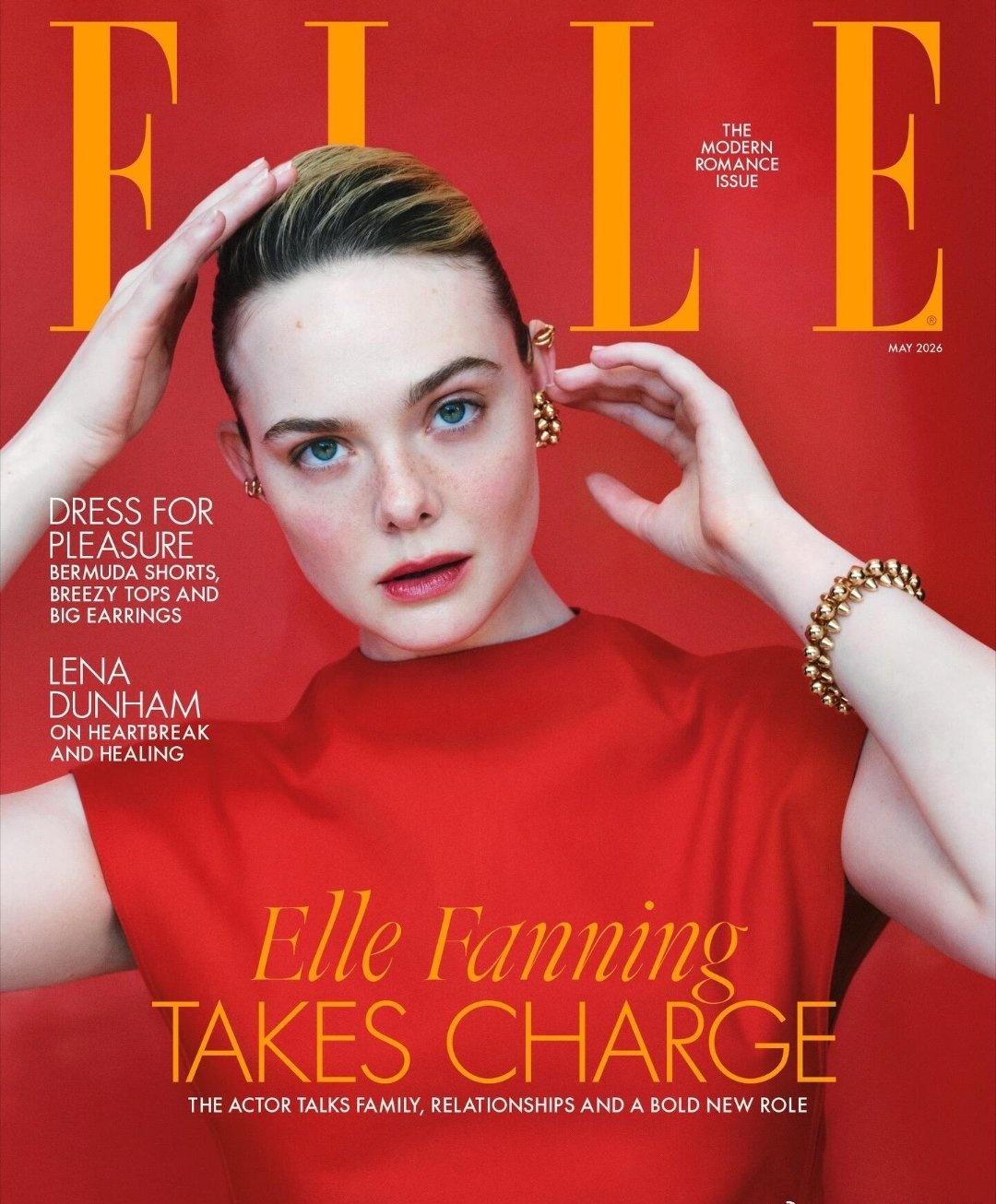 艾丽·范宁今日登上英版ELLE五月「The Modern Romance」特刊封