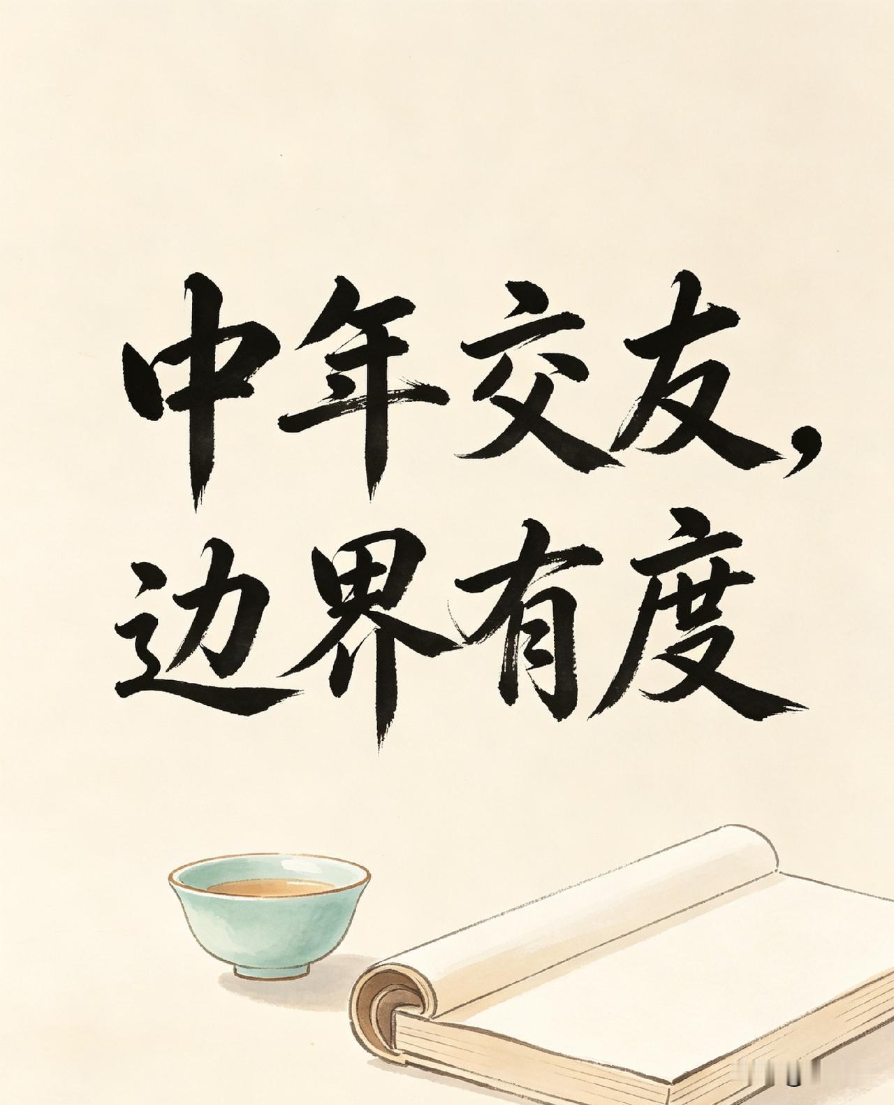 中年交友守住三条边界，情谊方能长久
 
年轻时交友随性交心，人到中年才懂得，长久