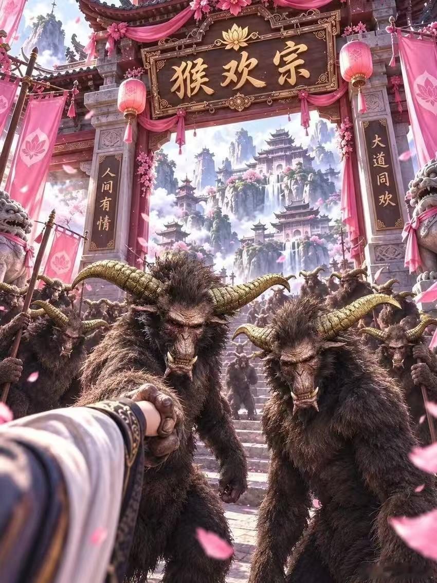 入此宗门，金光万丈 ​​​