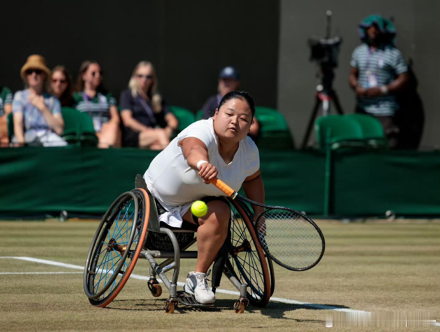 温网2025 🏆轮椅网球女单决赛🇨🇳王紫莹6-3/6-3 🇯🇵上地结衣