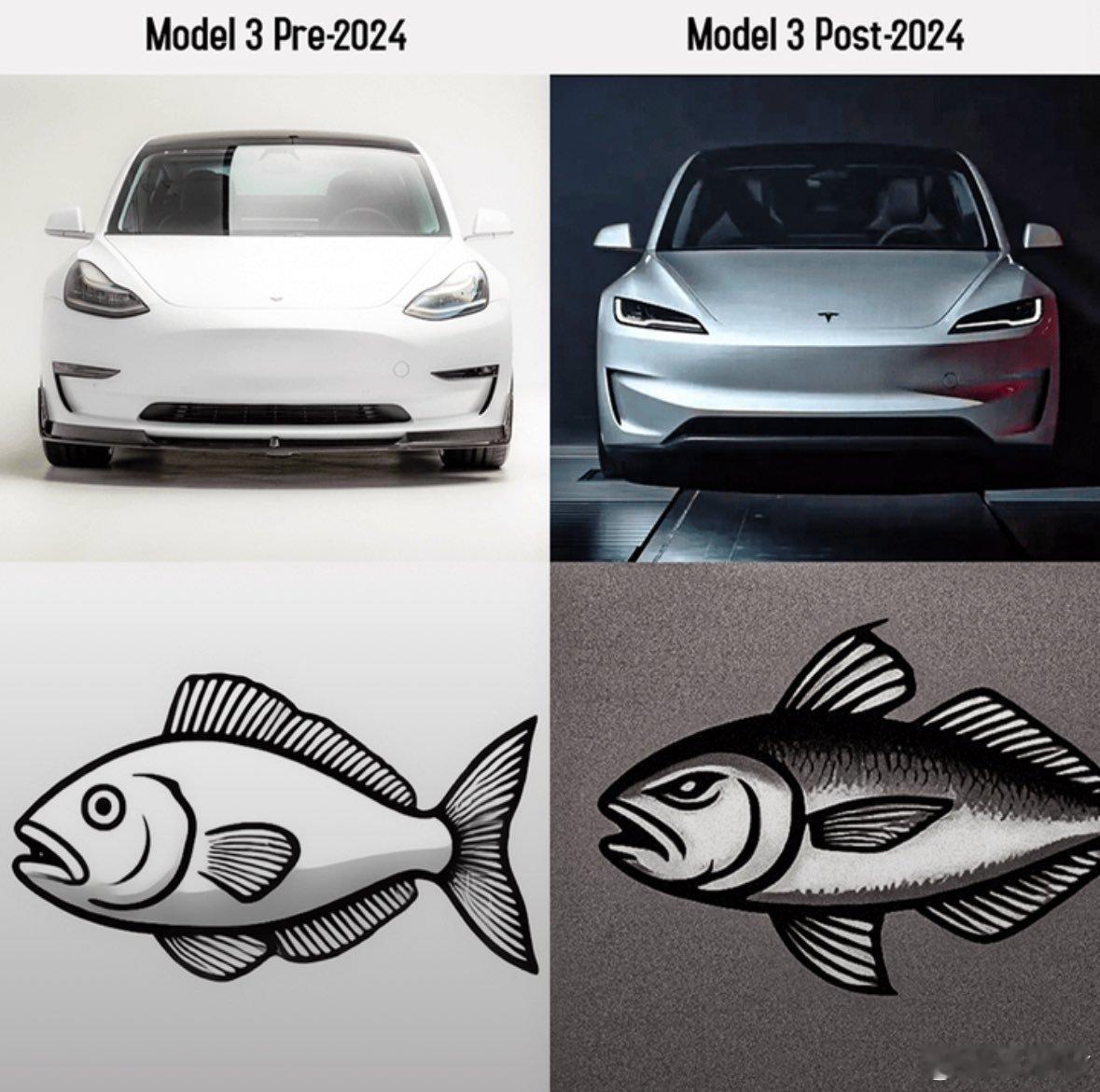 一图看懂 Model 3 设计变化[doge] 