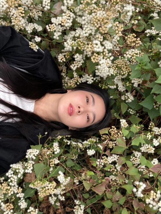 一些美丽的拍花姿势