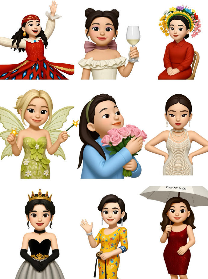 女明星的出圈造型emoji，我也全部认得出！ 是真的出圈！ ​​​