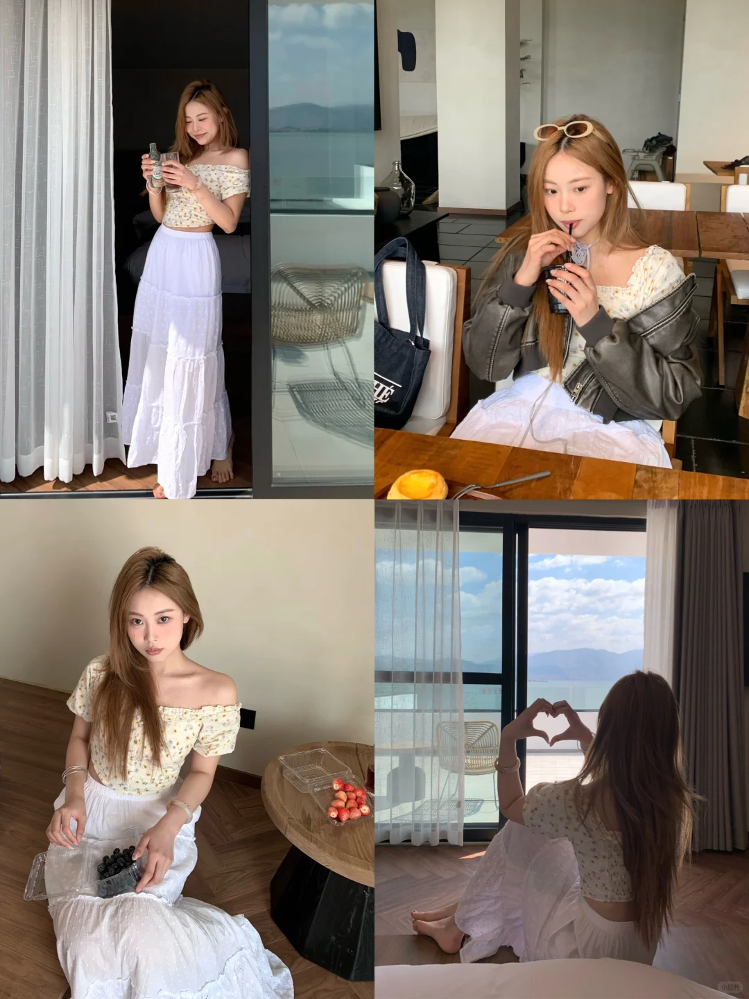 🍑度假少女氛围感拍照姿势分享