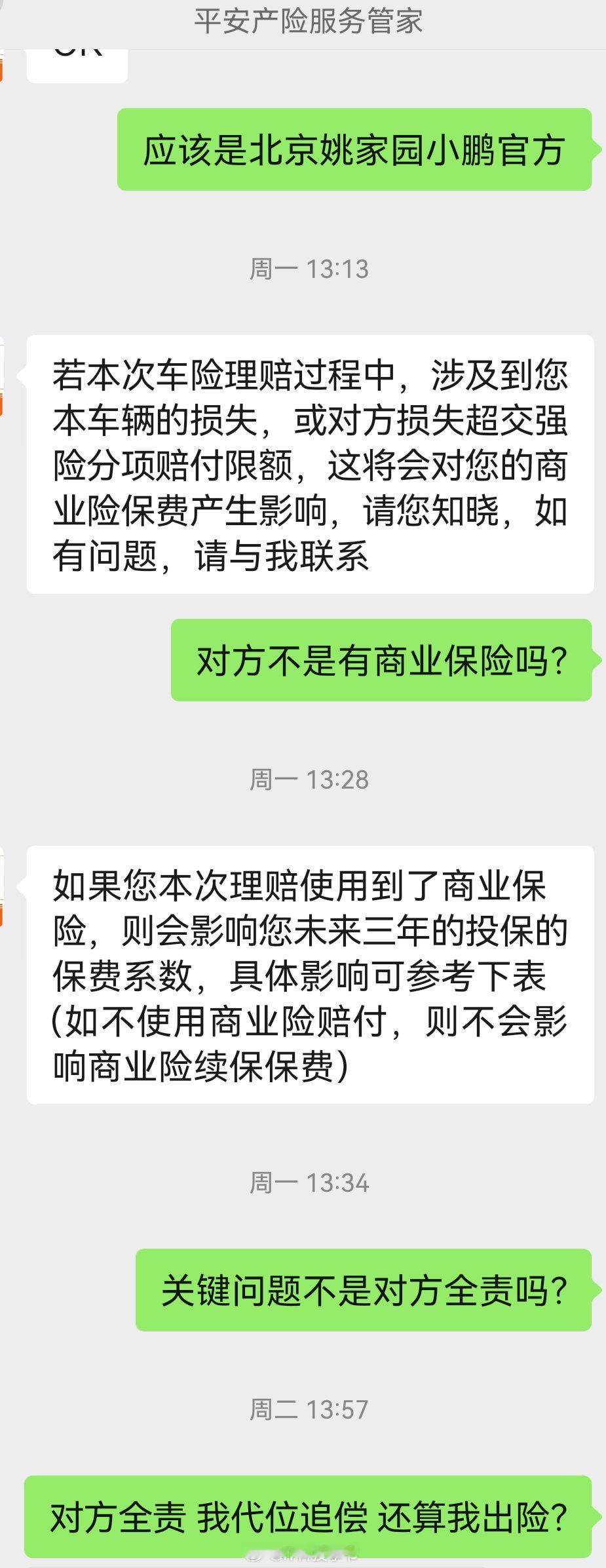 马勒戈壁 平安保险也是啥b代位追偿四五天了，给对方车主打电话根本不接，还让我联系