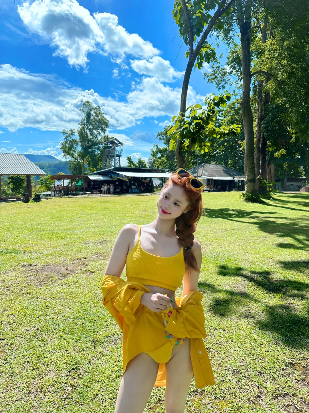 粘粘瀑布 好喜欢黄色💛