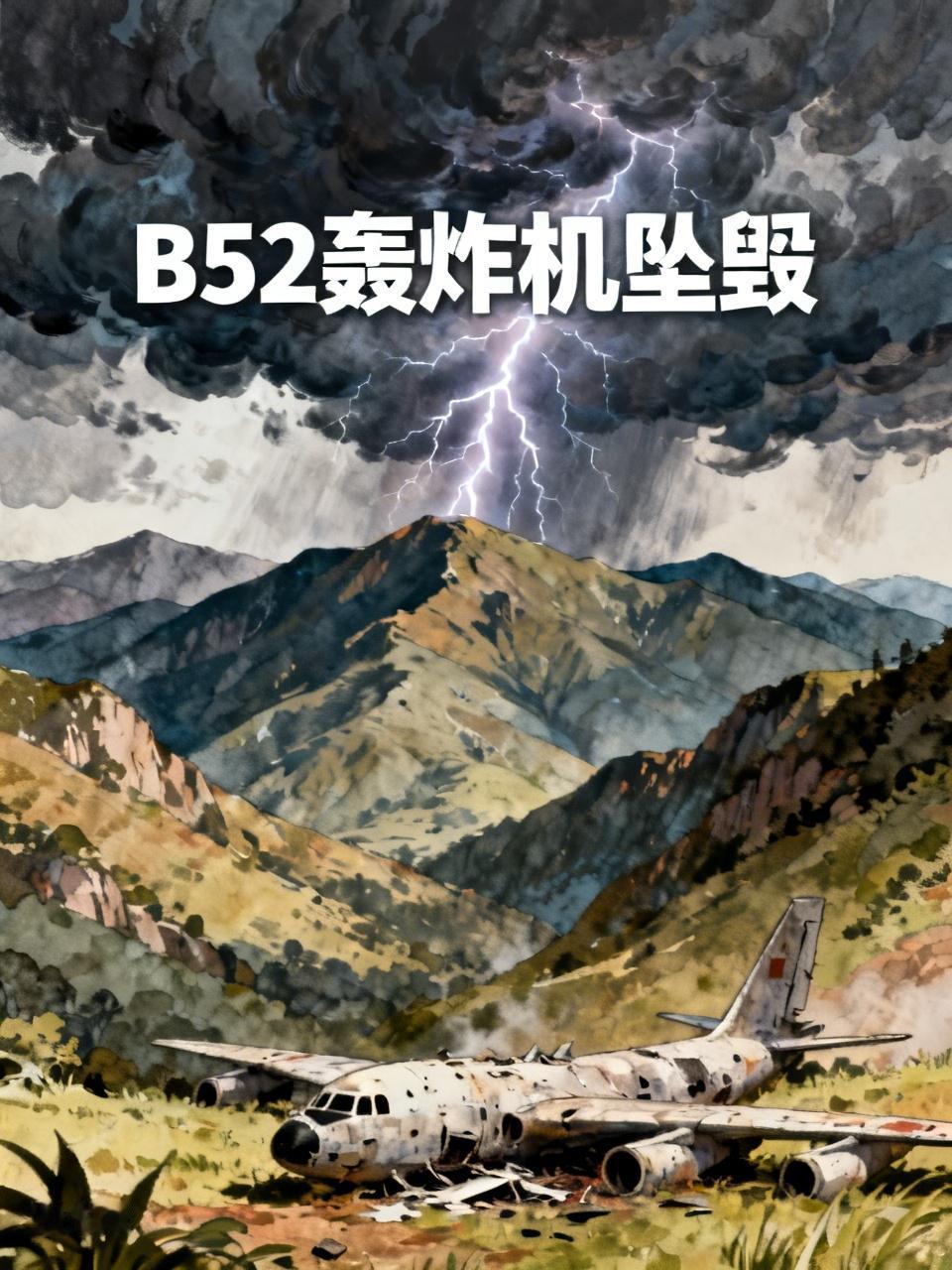 美国的一架B52轰炸机坠毁了，机上8名人员没有跳伞，应该是全部没了。
现在他的轰