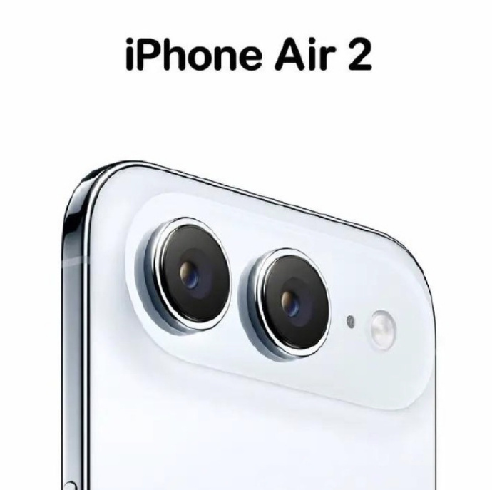 iPhoneAir2电池容量曝光 iPhone Air2 搭载 4800 万主摄