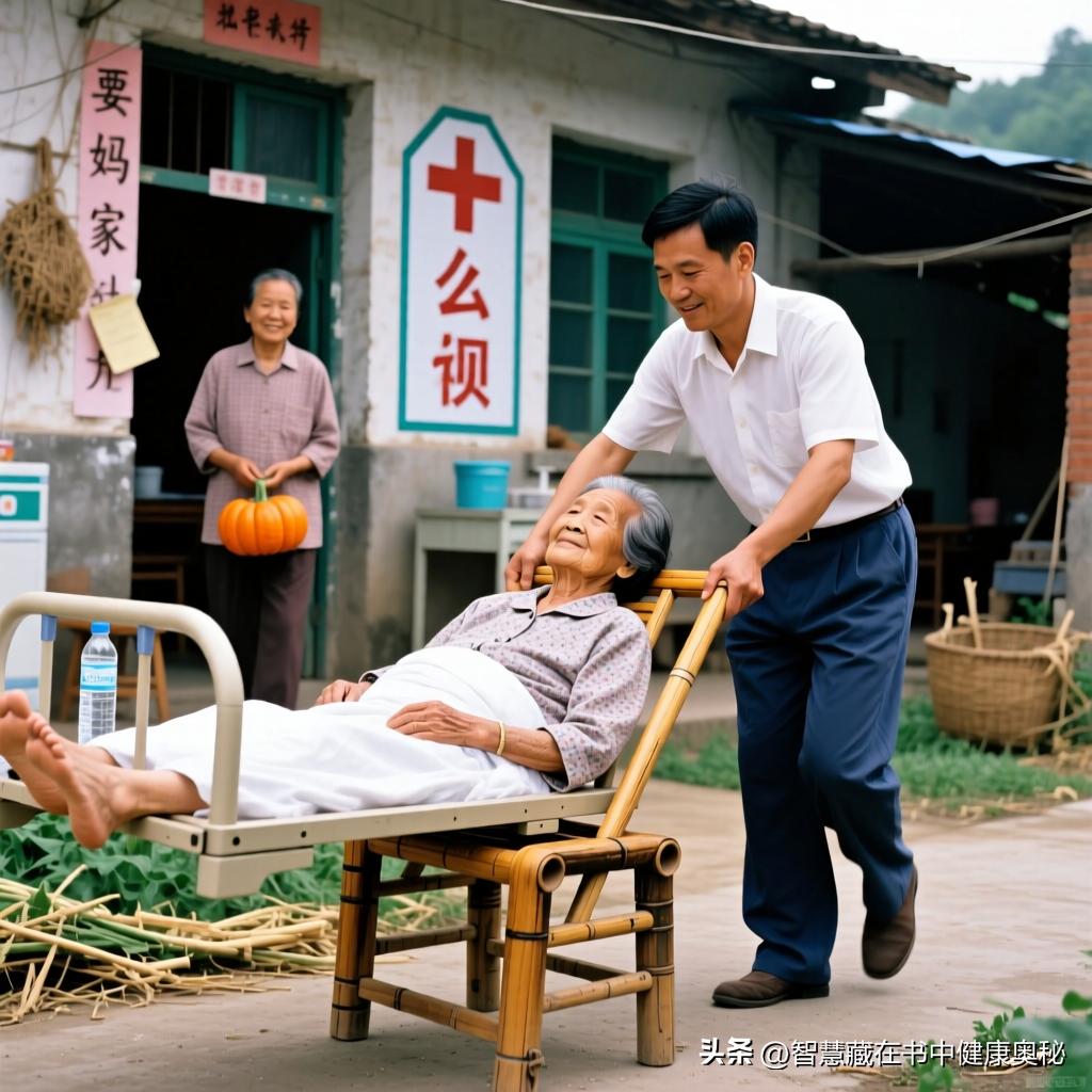 我奶奶天天吵着要见他，我妈急的不行，只好给家里书信一封：“当家的，俺妈老念叨你，