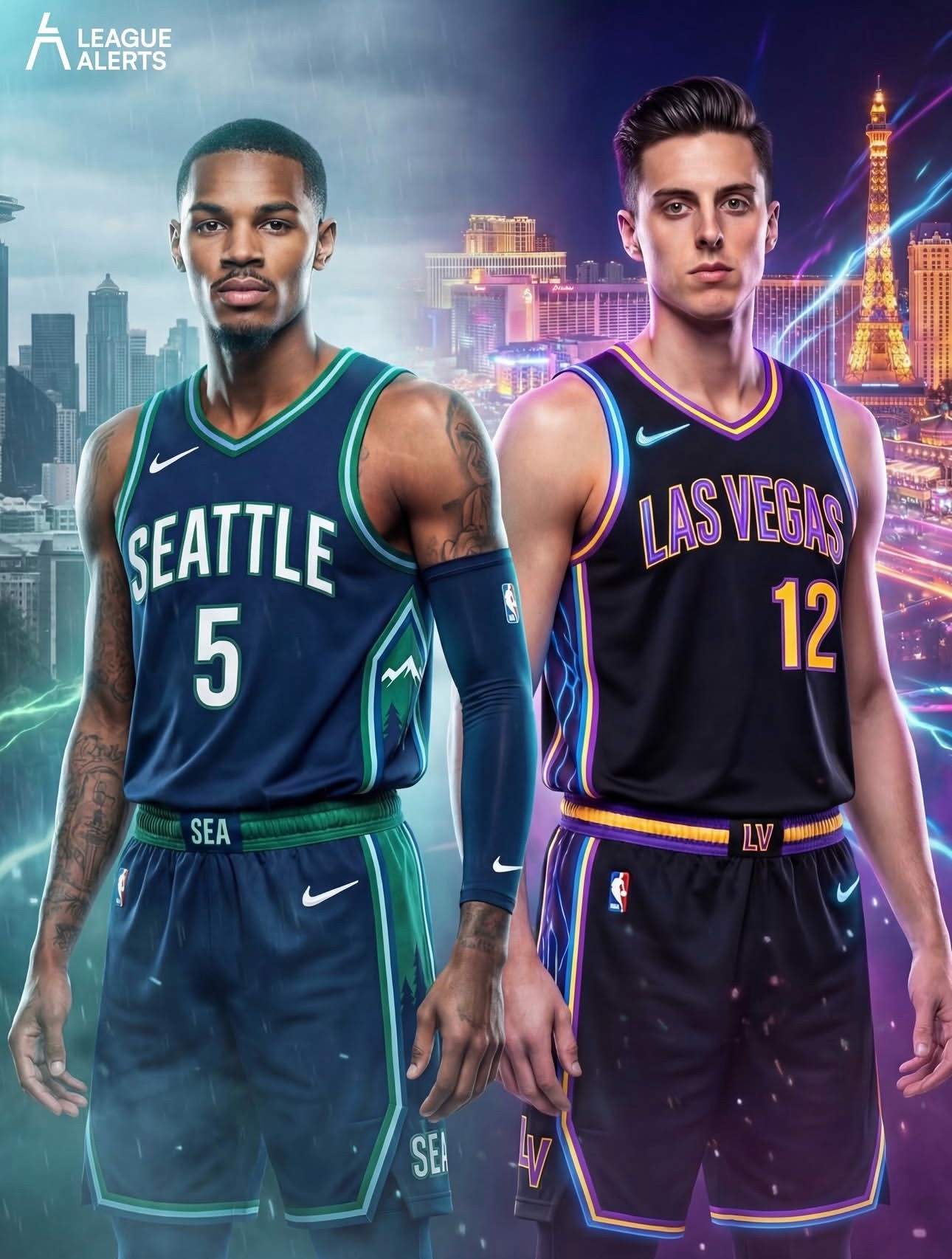 据Shams报道，NBA已批准拉斯维加斯和西雅图扩军招标，每队出价预计70-10