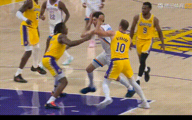 湖人挑战成功，改切特进攻犯规雷霆vs湖人