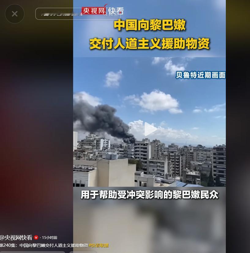 5月4日当天，中国政府在贝鲁特港正式向黎巴嫩政府交接了两批人道主义援助物资，没有