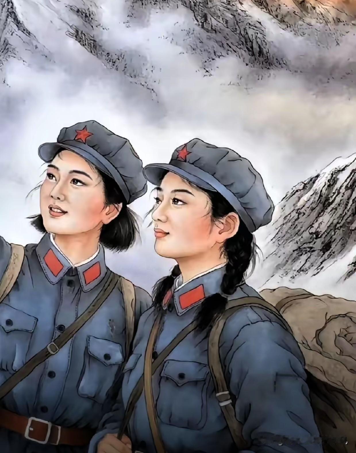 一位没啥名气的农民工兄弟，画了一幅红军战士的画。说实话，第一眼看到的时候，真被惊