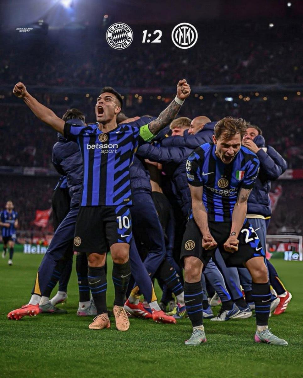 在拜仁过去的29场主场比赛中 国米是唯一一支战胜了他们的球队皇马球员赛后集体抗议