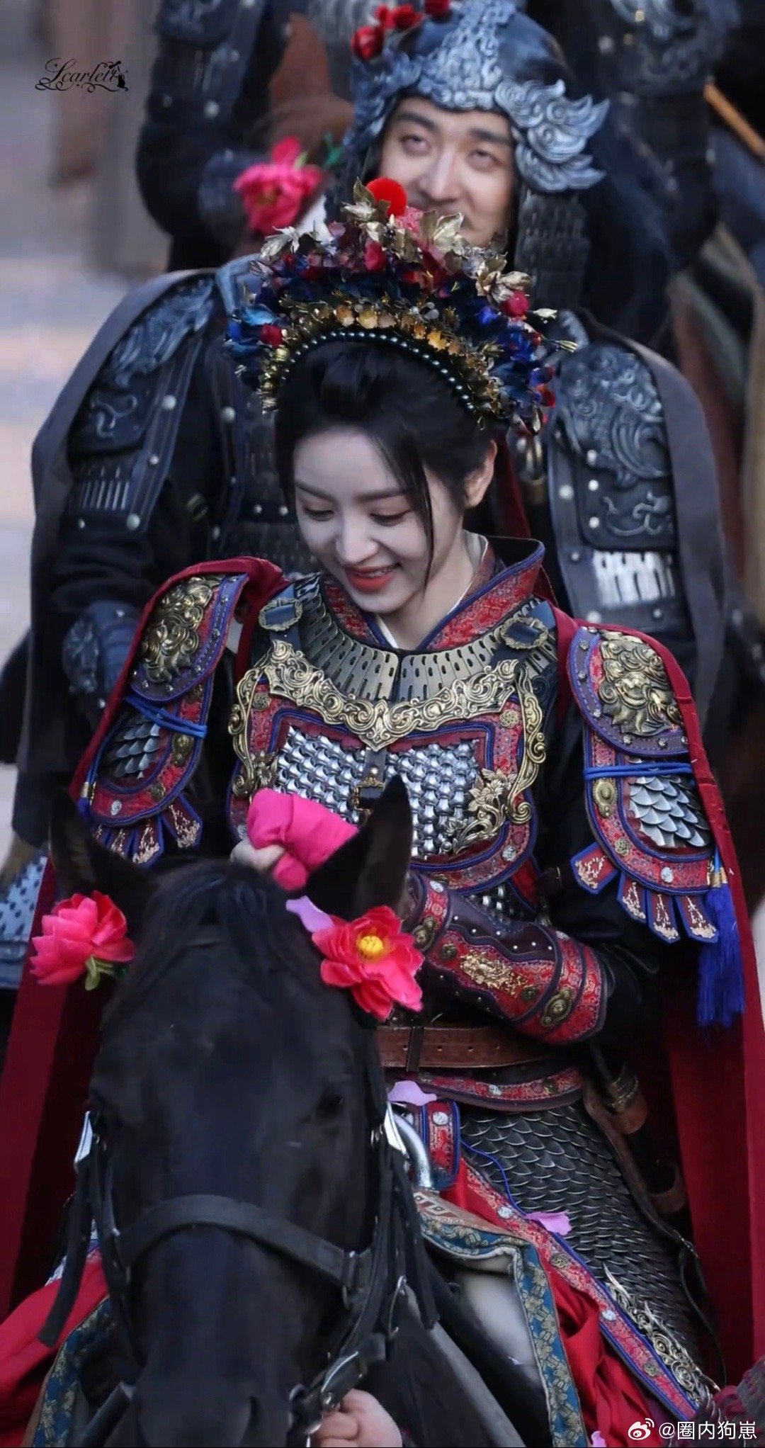 樊长玉的马都有编制了《逐玉》樊长玉凯旋名场面，女将军队伍全员戴花，连马儿都喜提编