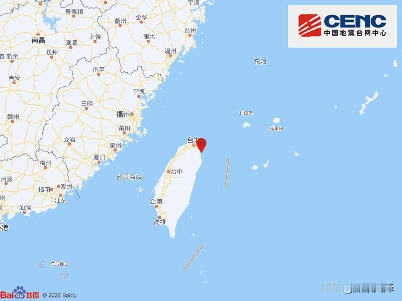8月27日21时台湾宜兰县地震了，4.9级台湾宜兰县地震