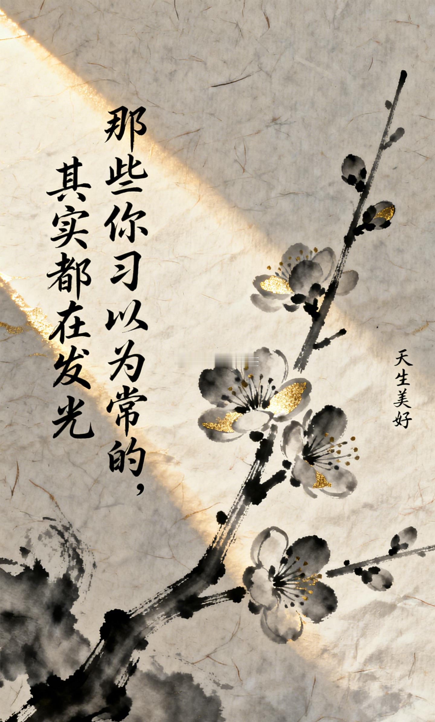 你身上一定有一些连你自己都没察觉的好。也许是很会照顾别人的情绪，也许是认定了一件