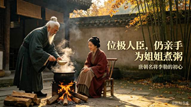 唐朝名将李勣：位极人臣，仍亲手为姐姐煮粥