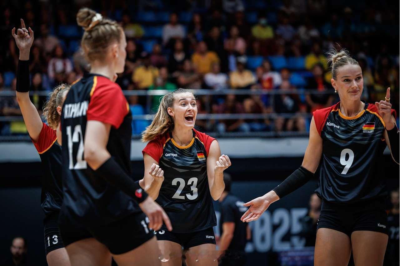 【女排世锦赛德国3-0零封越南】2025年女排世锦赛 8月25日泰国普吉岛，G组