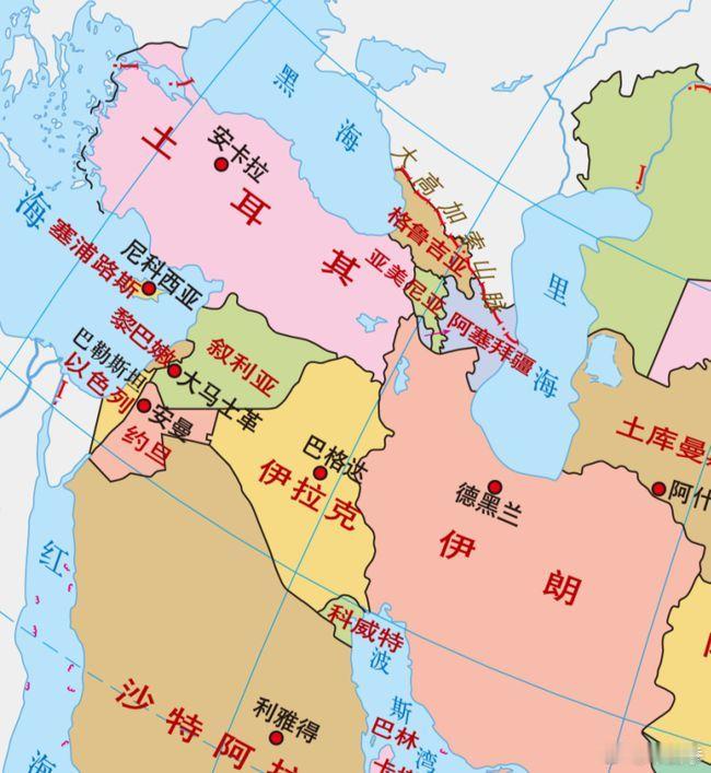 1月20日到今天，不到两天内，轰炸叙利亚境内的国家：美国、土耳其、约旦、伊朗和以