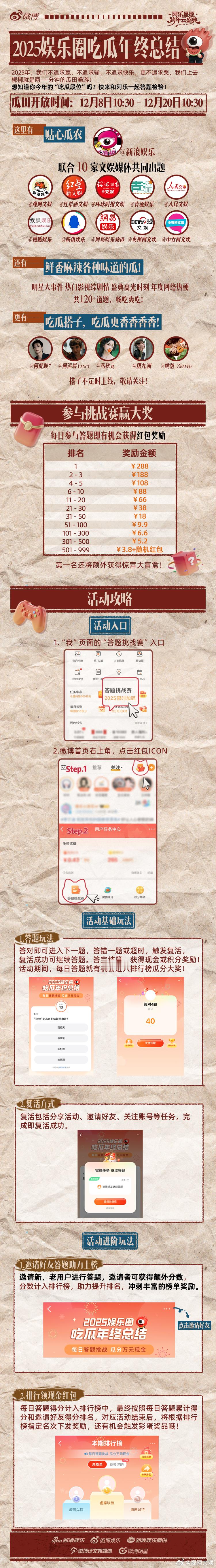 你有多久没有在吃瓜时又唱又跳了？12月8日-12月20日，携手文娱媒体开启202