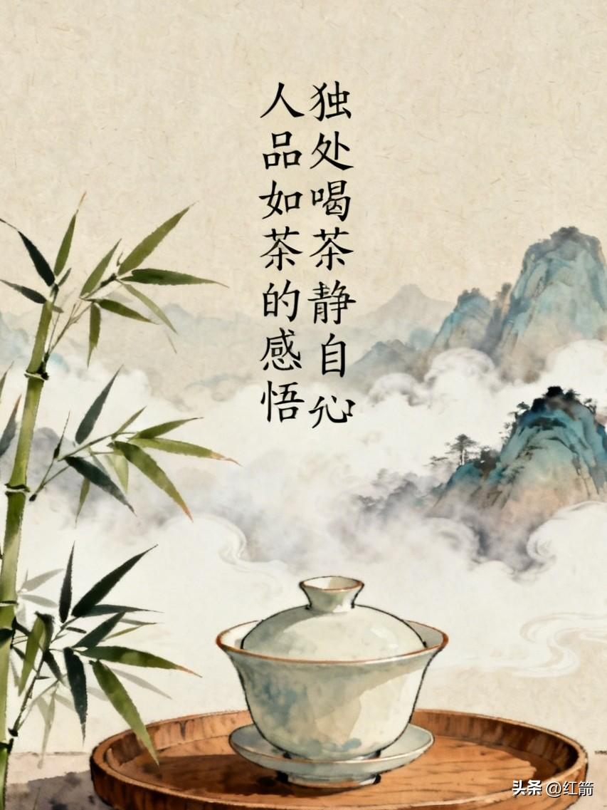 独处喝茶，是一场与自我的深度对话，也能让人感悟到“人品如茶”的真谛。
烧水时，水