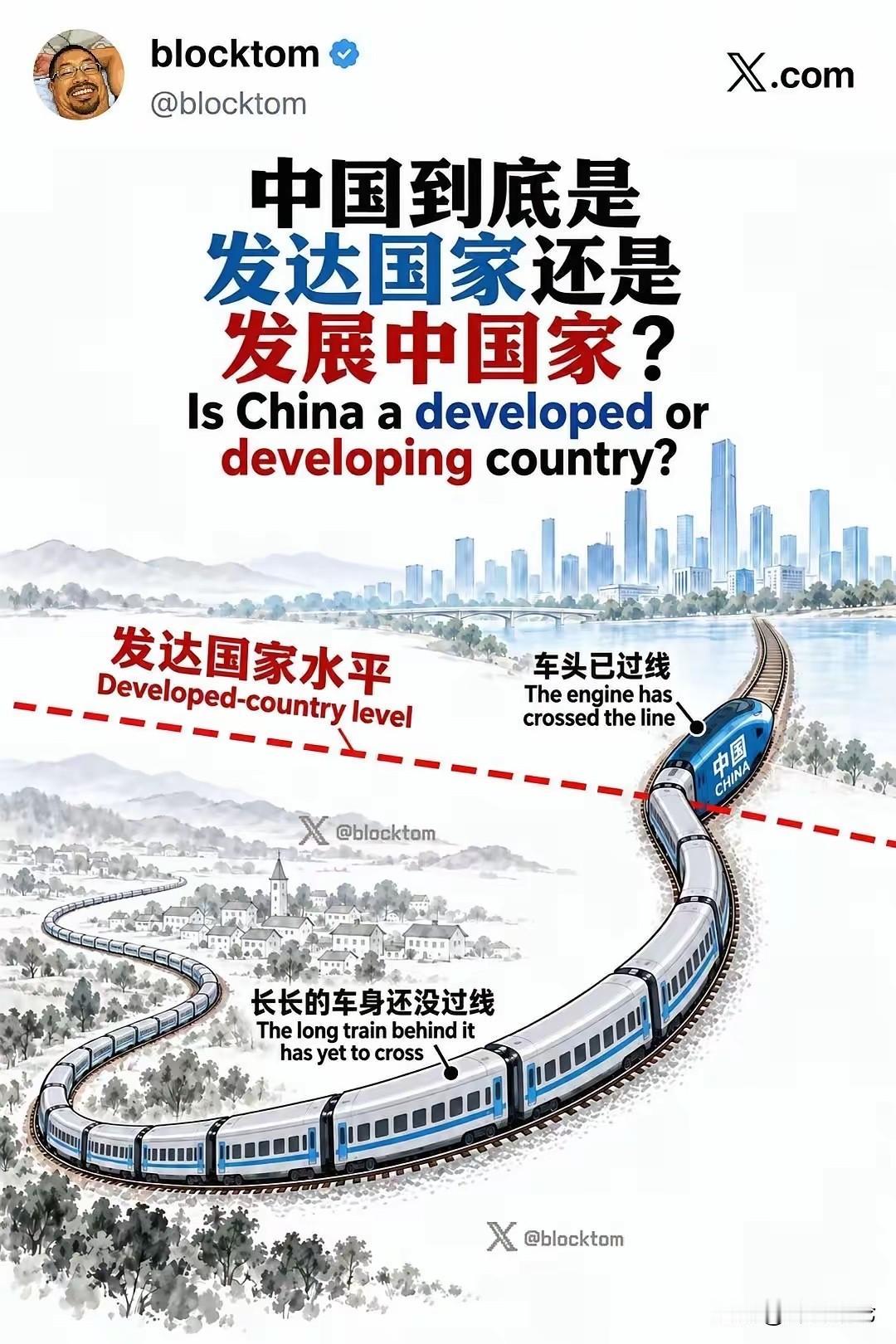 车头应该是：长三角的上海、苏杭、珠三角的广深，个别省会及副省级城市，已经是发达国