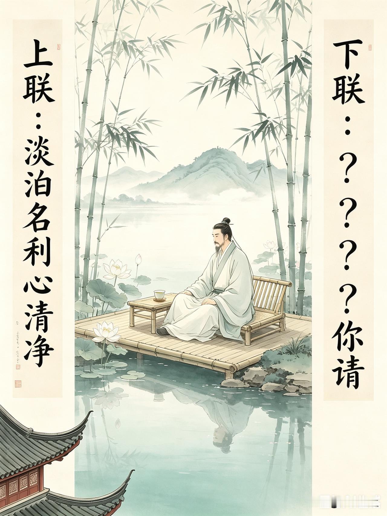 一句上联让我纠结好几天，总想对出完美下联，可越急越没思路，自己对的版本全都差强人