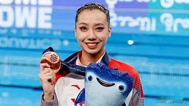 世锦赛中国花样游泳女单徐汇妍摘得铜牌
2024多哈游泳世锦赛第二个比赛日中，中国