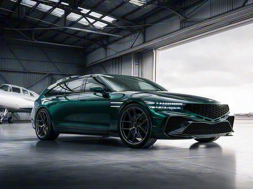 日前，捷尼赛思G90 Wingback概念车更多官图发布，其进一步丰富了Magm