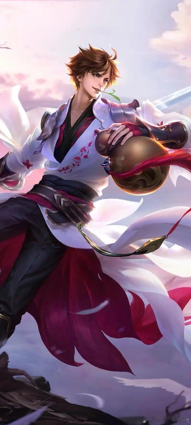 刘宇cos李白原皮我去，刘宇好帅啊！这不就是王者荣耀 李白本白么？！怎么可以这么