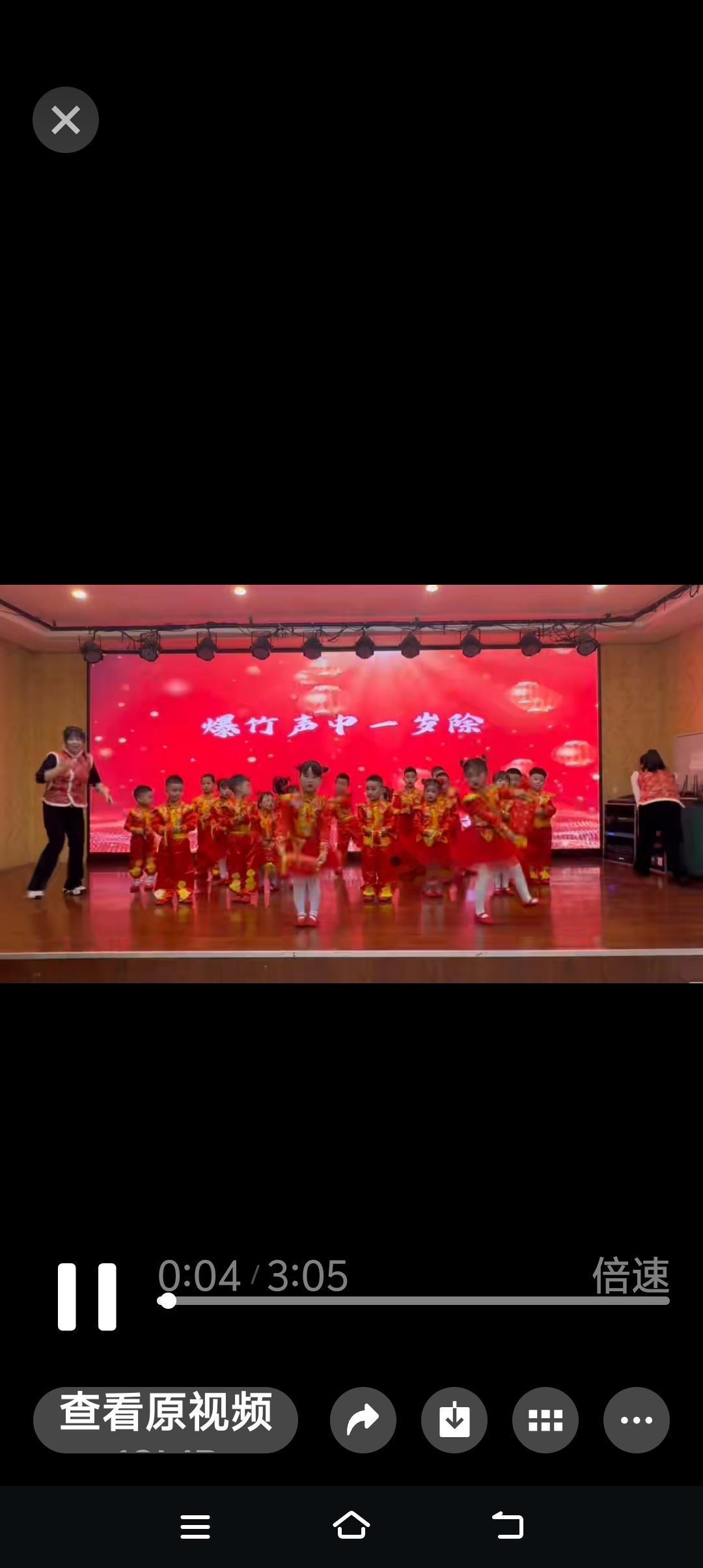 好家伙，这才叫一台戏！

昨天幼儿园小班庆新年演出，那才叫一个百花齐放，百家争鸣