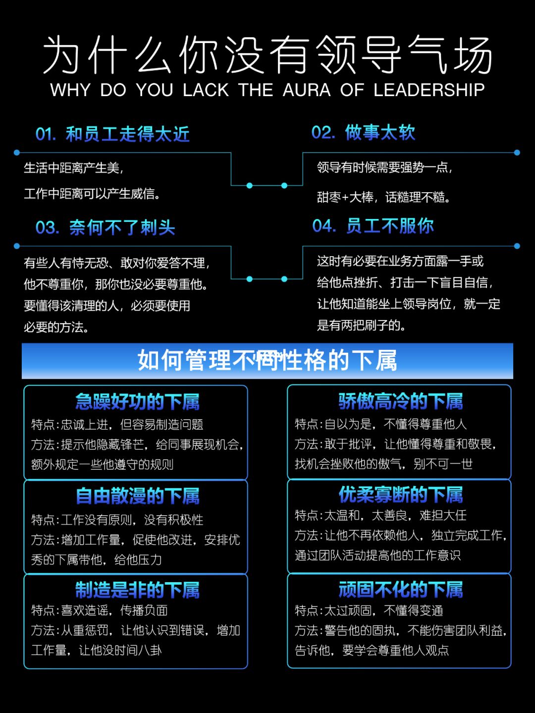 为什么你没有领导气场❓