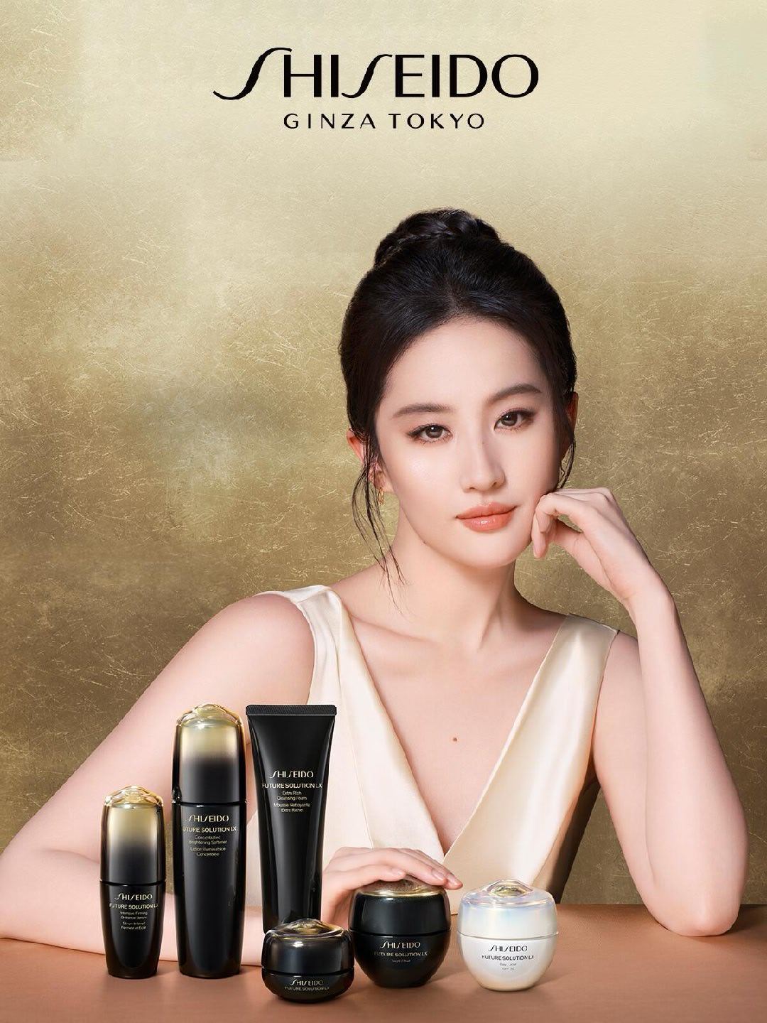 资生堂的小卡太高级了爱不释手刘亦菲 lyf刘亦菲资生堂全球代言人