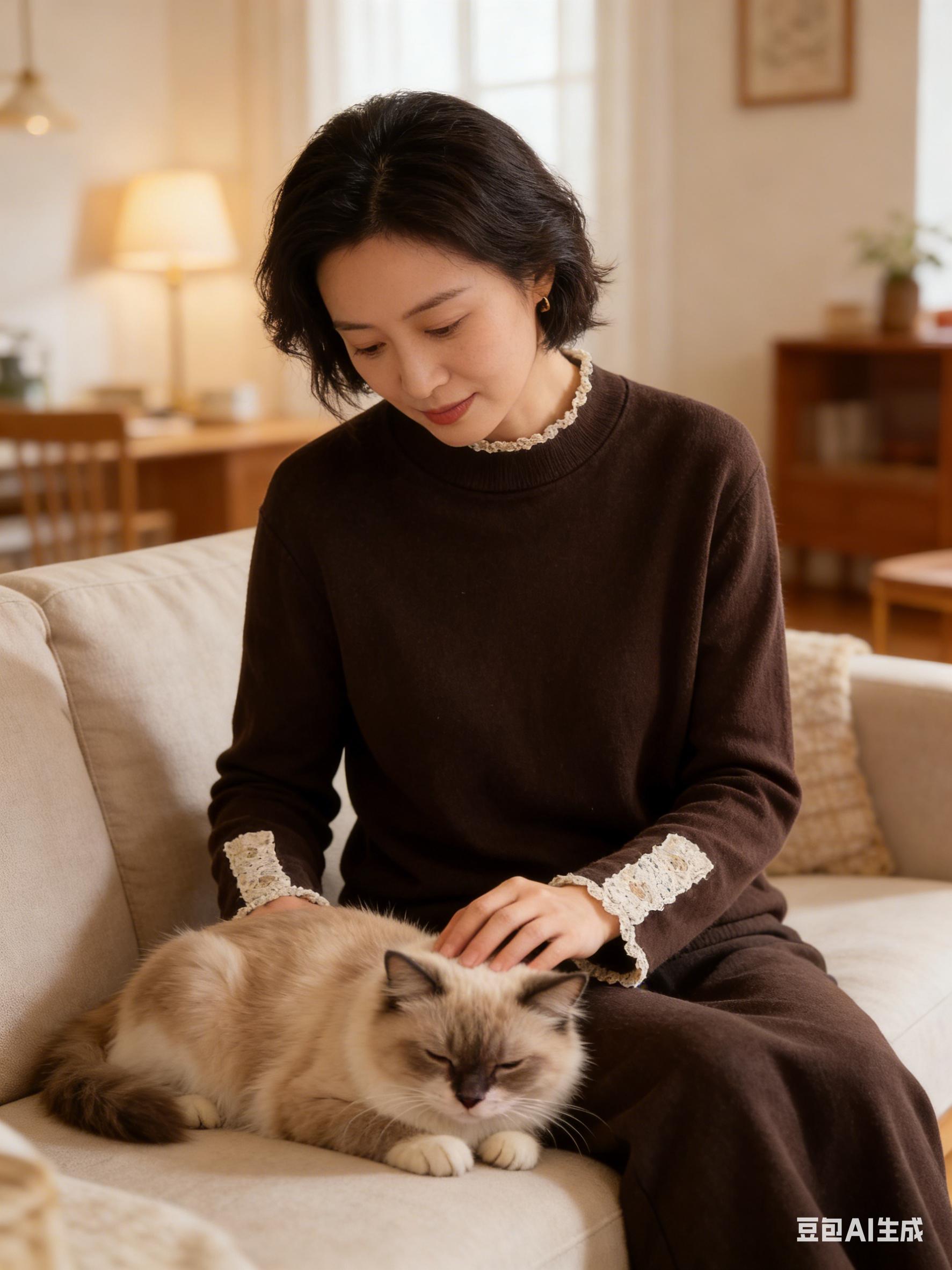 秋冬德绒花边领洋气百搭长袖保暖打底衫！