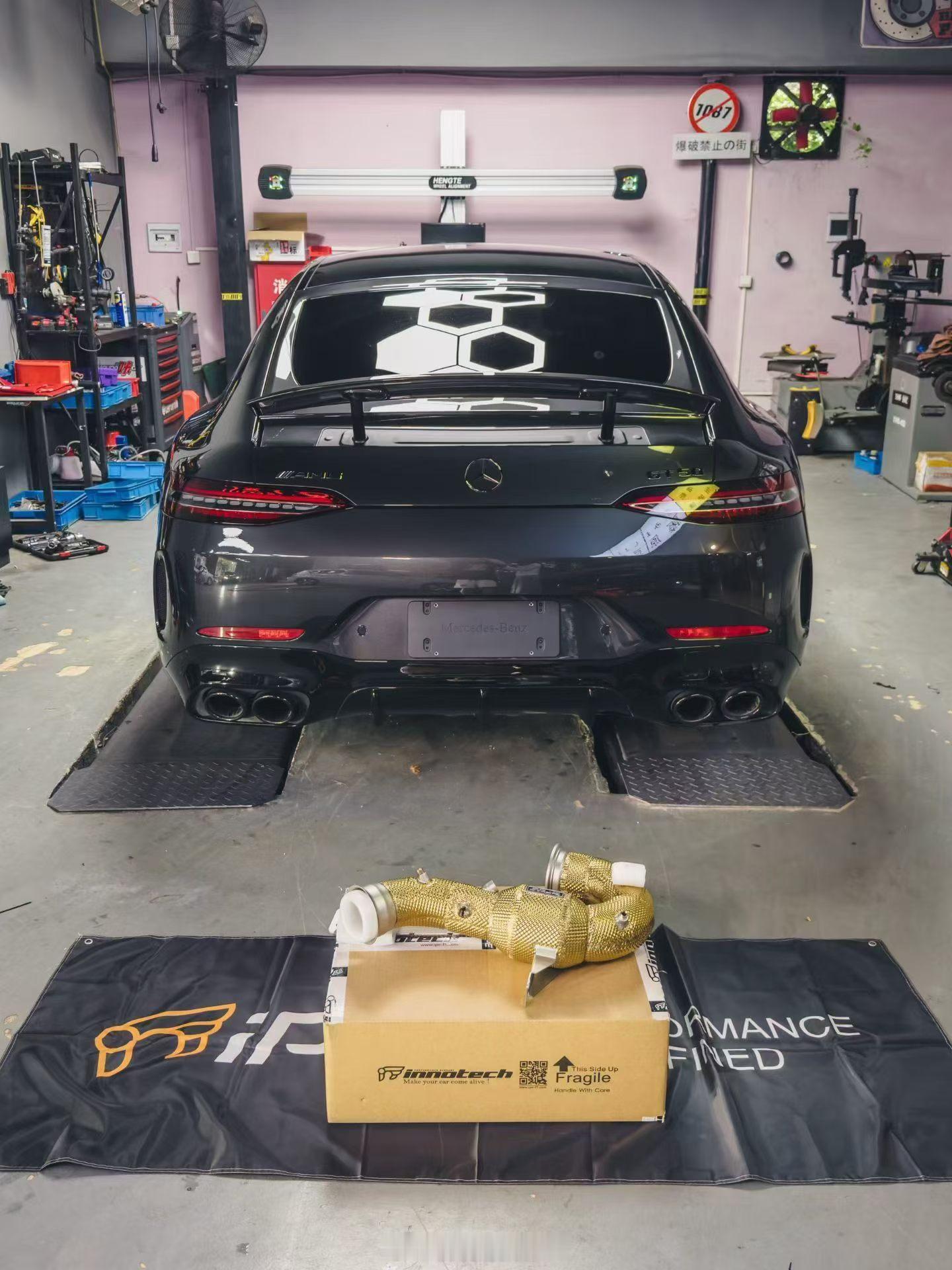 奔驰AMG GT50 iPE 200钼三元头段排气所有车型排气升级可全国上门安装