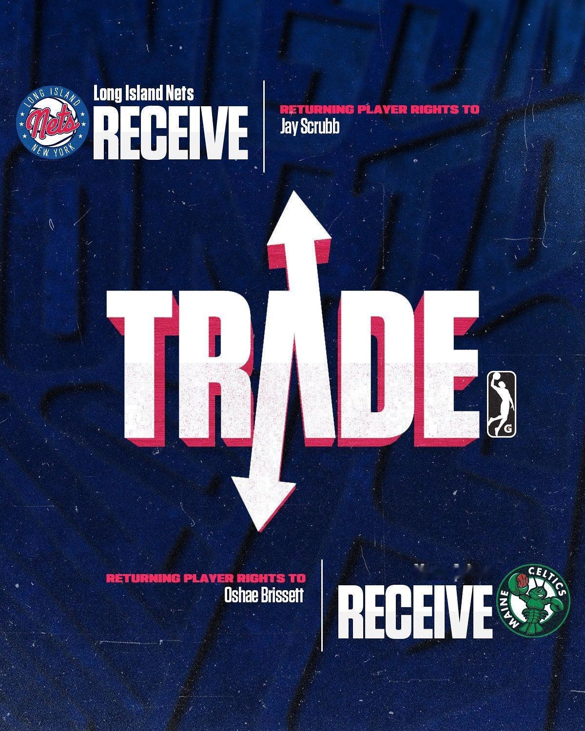 缅因州凯尔特人 今日，缅因州凯尔特人队与长岛篮网队达成一笔交易 ! 缅因州凯尔特