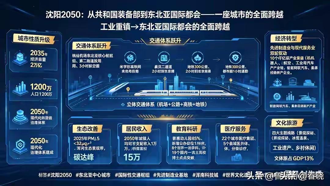 当短视者还在盯着眼前GDP的时候，东北的唯一“东北亚国际化中心城市”沈阳早已将盛